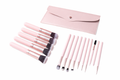 14-Piece Professional Makeup Brush Set with Travel Case