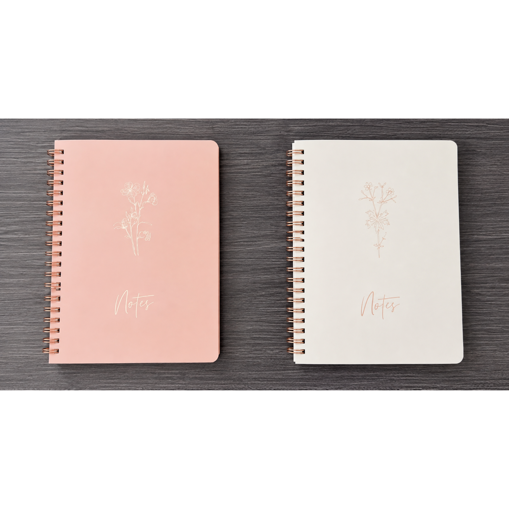 Floral A5 Spiral Notebook
