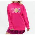 BOO Bright Pink Sweatshirt