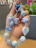 Beaded Charm Keychain & Phone Lanyard – Cute, Colorful & Versatile
