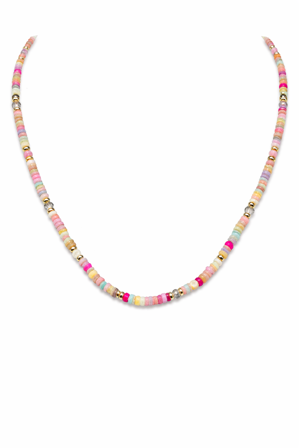 Pastel Beaded Necklace