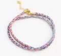 Braided Pastel Rope Necklace