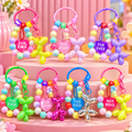 Forever Beaded Balloon Dog Bag Charm & Keychain