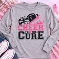 Cheer for the Cure Breast Cancer Awareness Long Sleeve Tee