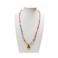 Colorful Initial Beaded Necklace