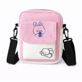 Mini Canvas Crossbody Bag with Adjustable Strap