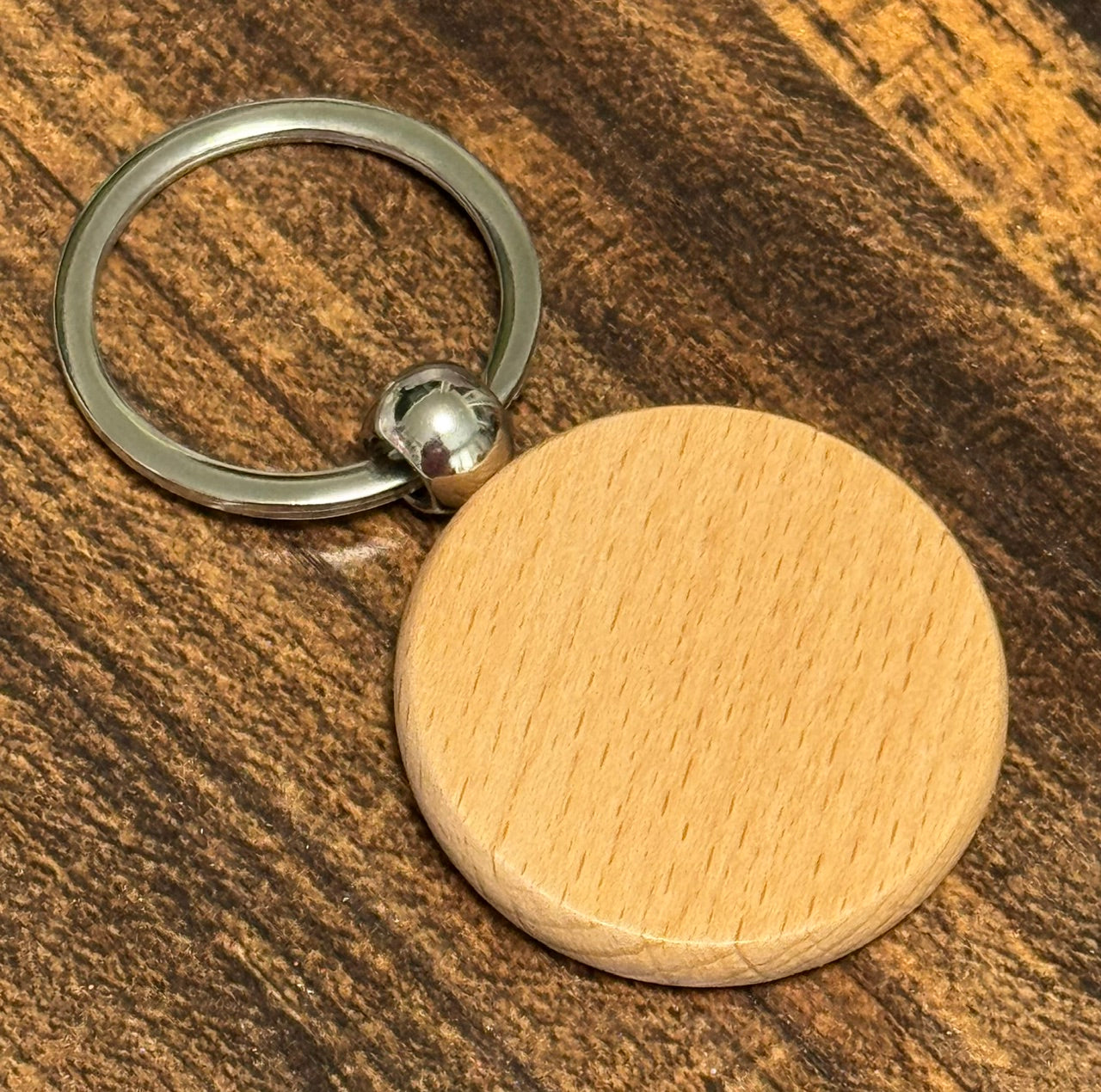 Custom Engraved Wooden Keychain