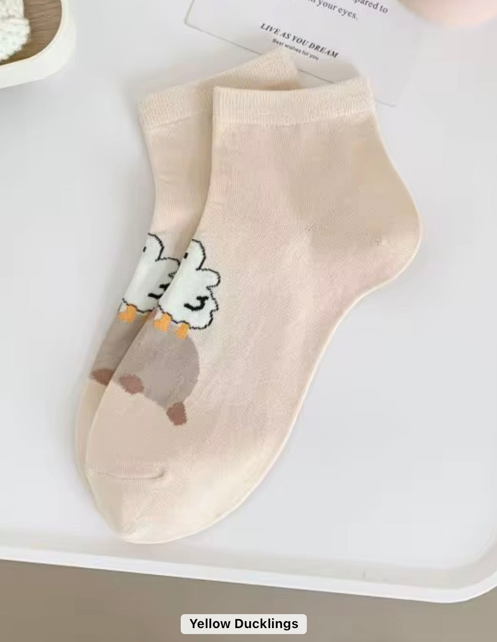 Cute Animal Print Ankle Socks
