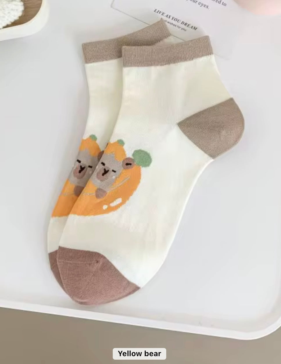 Cute Animal Print Ankle Socks