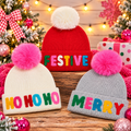 Holiday Cheer Pom Beanie
