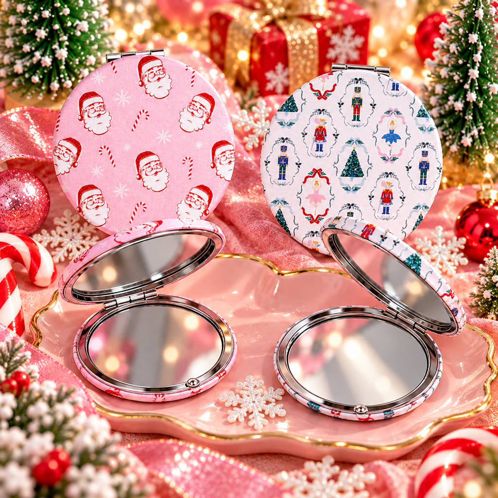 Christmas Compact Mirror