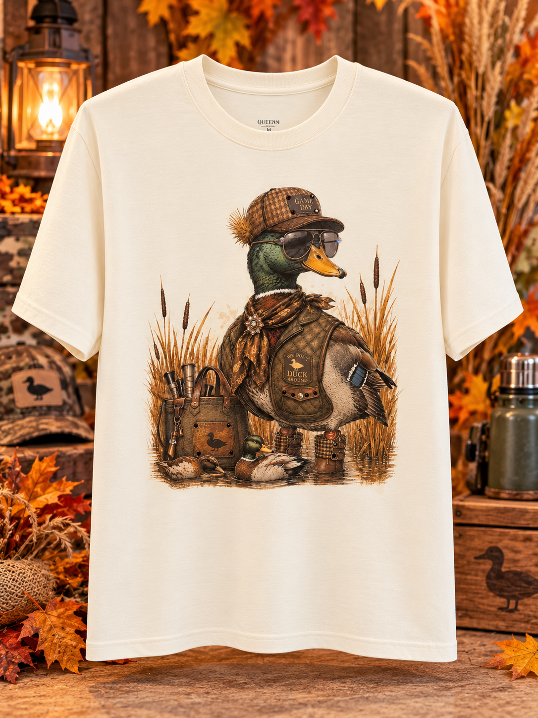 Blinged-Out Game Day Duck Graphic Tee