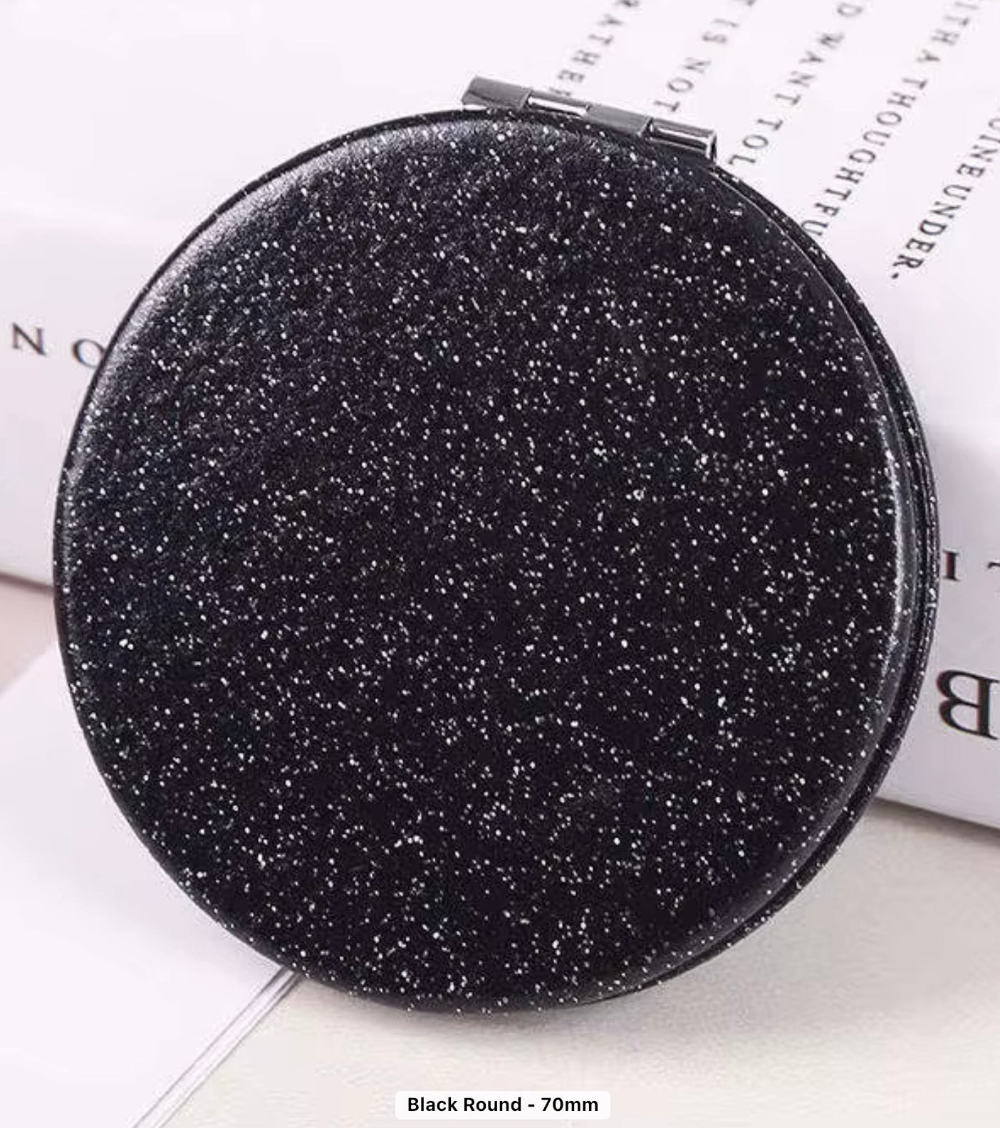 Glitter Compact Mirror