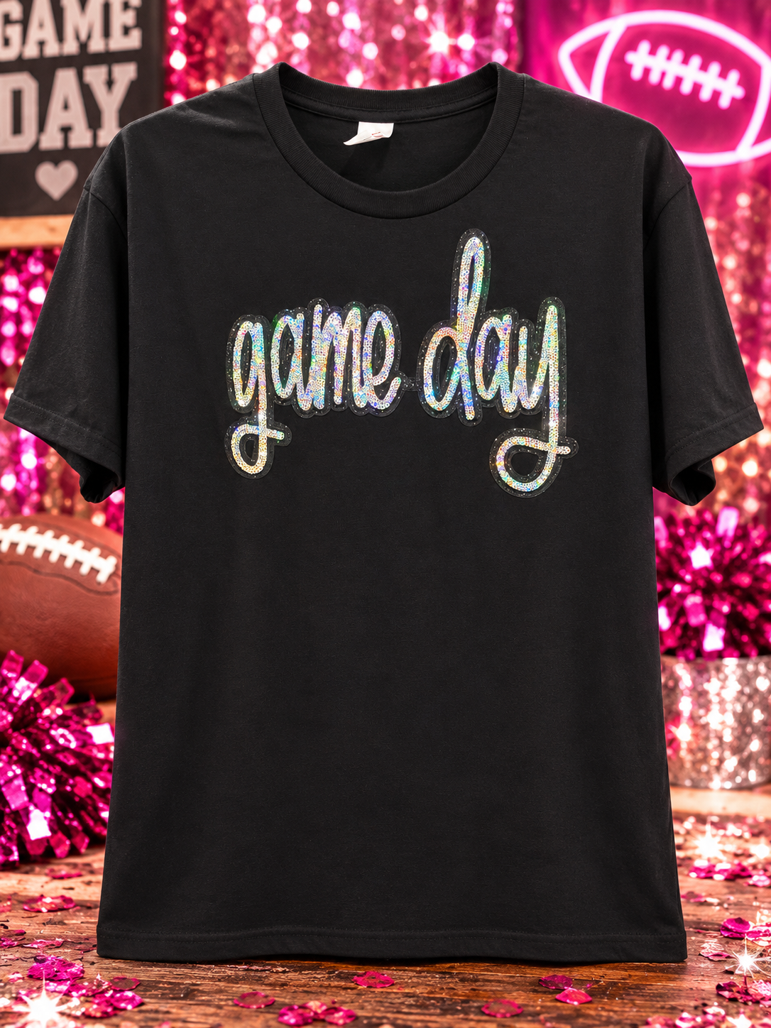 Bling Game Day Graphic Tee