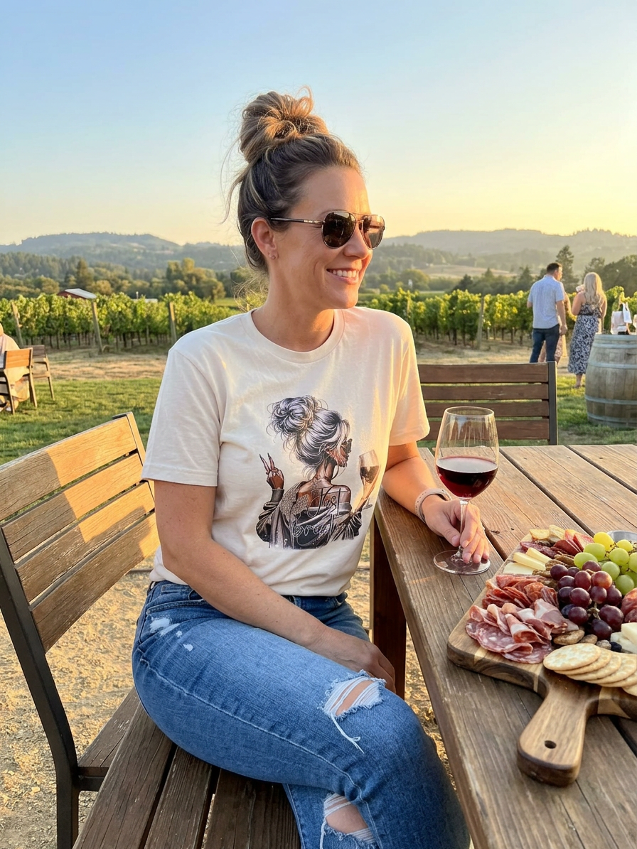 Just Breathe Graphic Tee