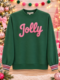 Jolly Chenille Christmas Sweatshirt