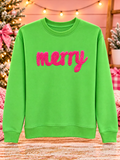 Merry Chenille Sweatshirt