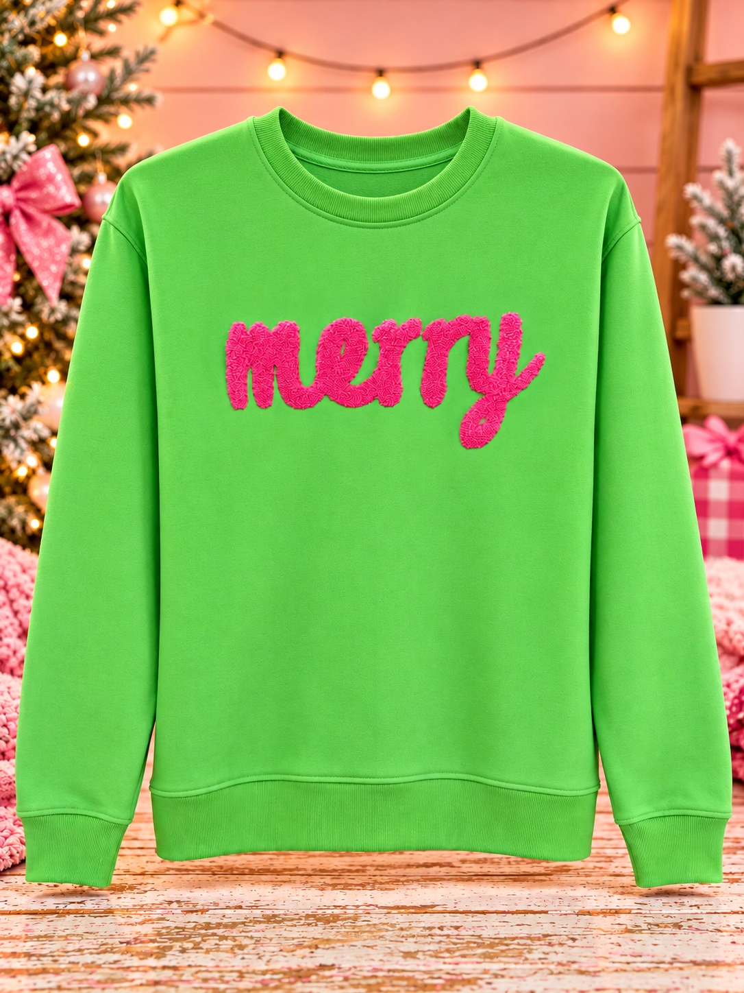 Merry Chenille Sweatshirt