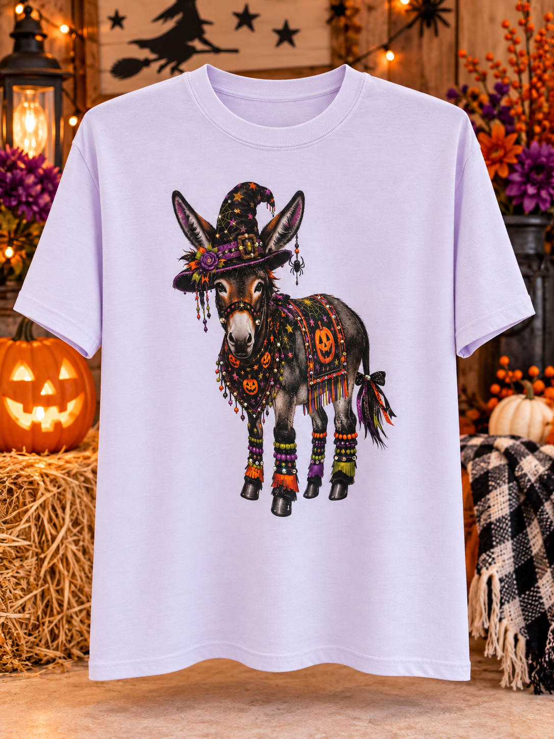 Bling Witchy Burro Comfort Colors Graphic Tee
