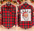 Jolly Santa Plaid Flannel