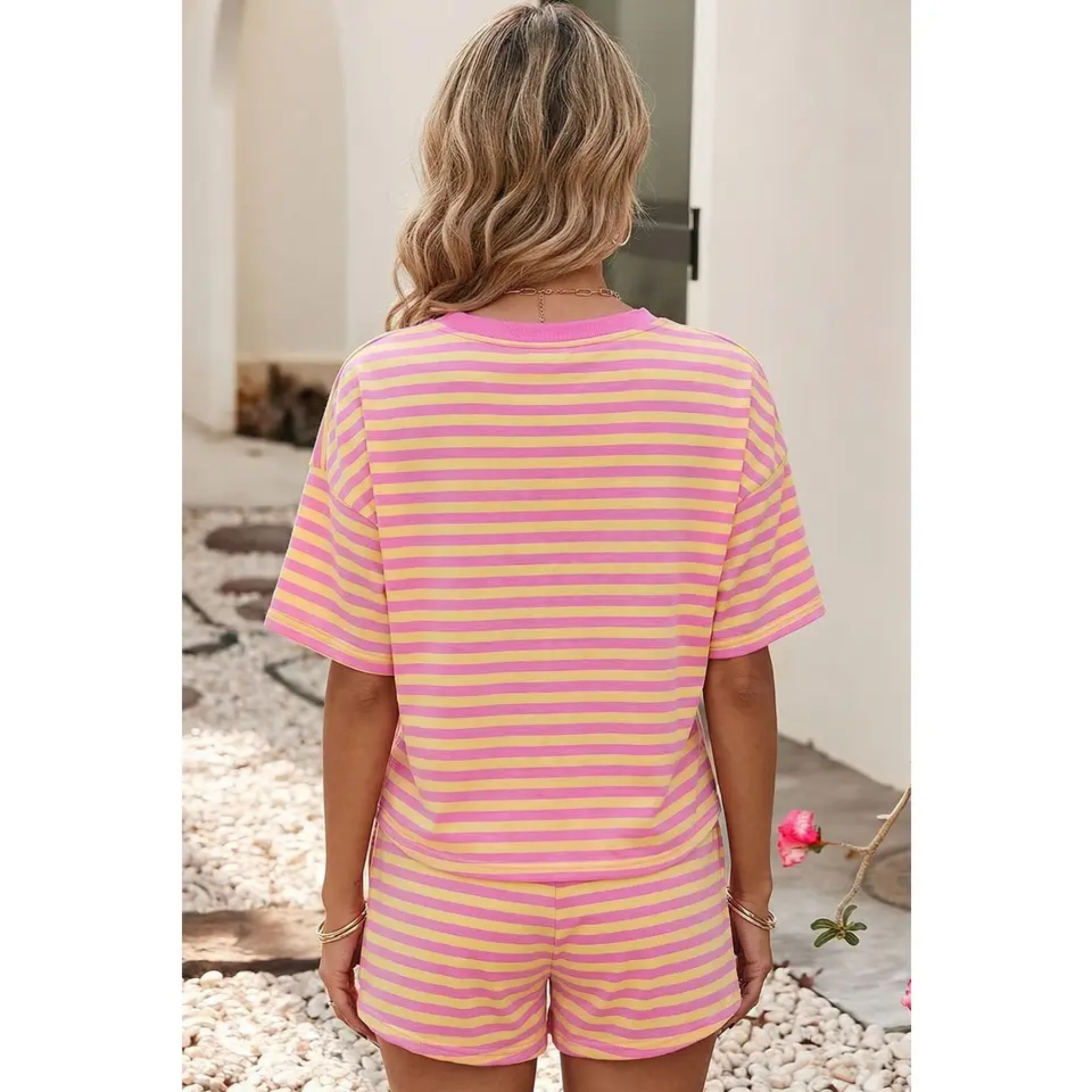 Little Daisy Closet Striped Terry Short Set