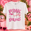 Pink Squad Flamingo Graphic Tee