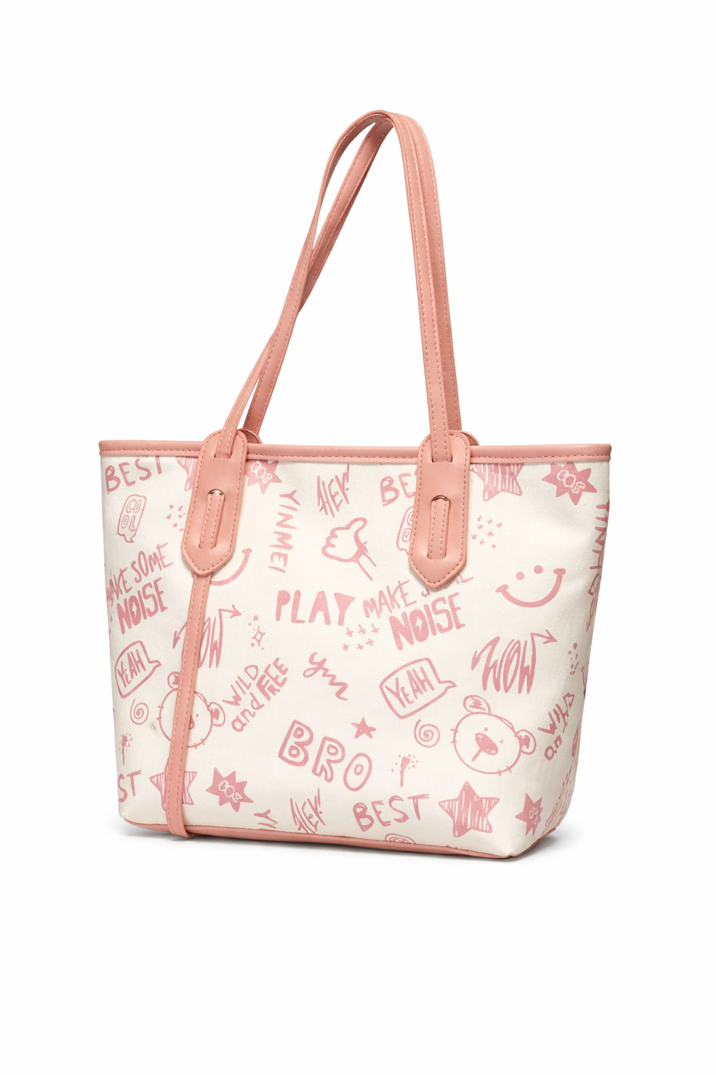 Graphic Print Everyday Tote Bag