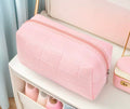 Quilted Cosmetic Makeup Bag