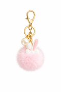 Cute Bunny Pom-Pom Keychain & Bag Charm