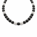 Rhinestone Beaded Necklace – Sporty Game Day Style