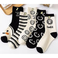 Smiley Face Crew Socks – Fun, Comfy & Mood-Boosting (5 Styles)