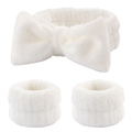 Soft Spa Headband & Wristband Set