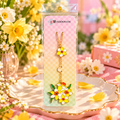 Floral Charm Chain Bookmark