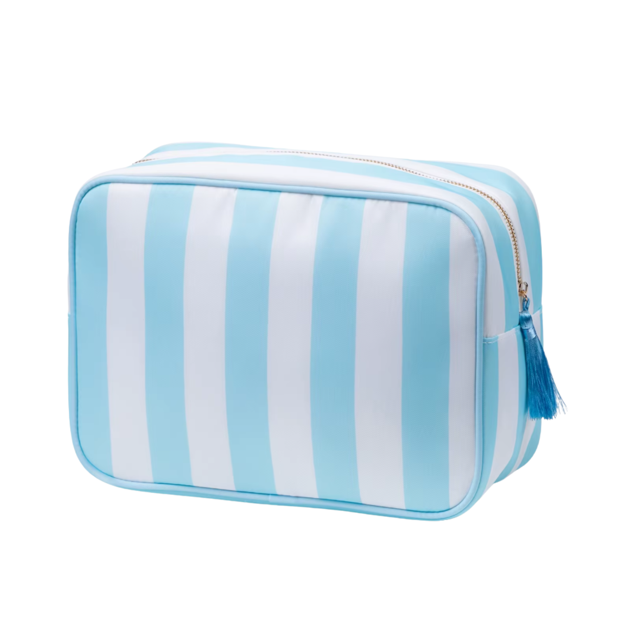 Waterproof Cabana Stripe Cosmetic Bag