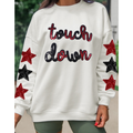 Touchdown Sequin Star Sweatshirt